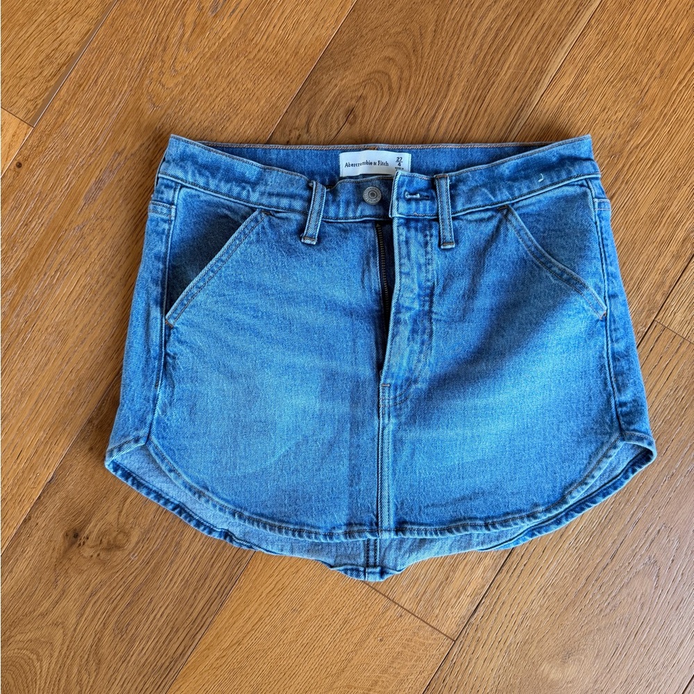 Abercrombie & Fitch Light Blue Mini Skirt